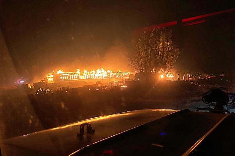 Incendio en condado de Grant 2019